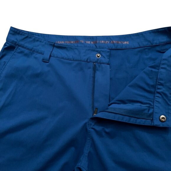 Rhone 9" Commuter Short Mens Size 34 Flex 4 Way Stretch Performance Golf Blue - Picture 2 of 6